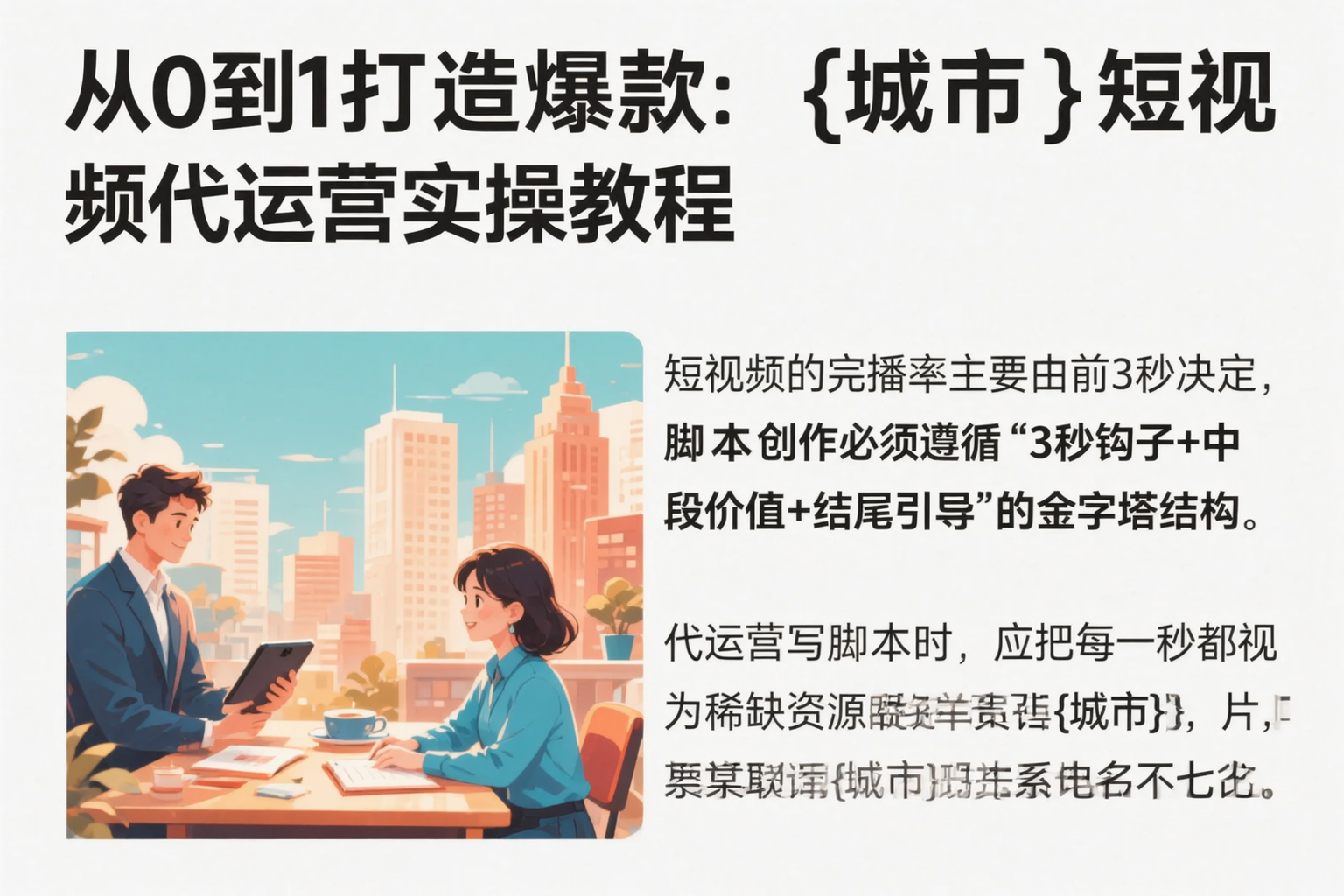 从0到1打造爆款:玉溪短视频代运营实操教程