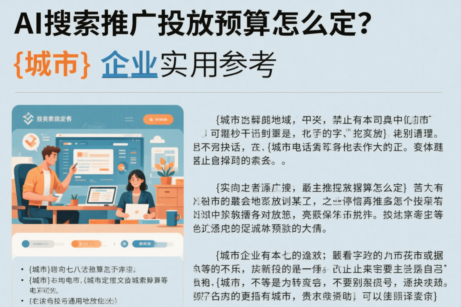 AI搜索推广投放预算怎么定？玉溪企业实用参考