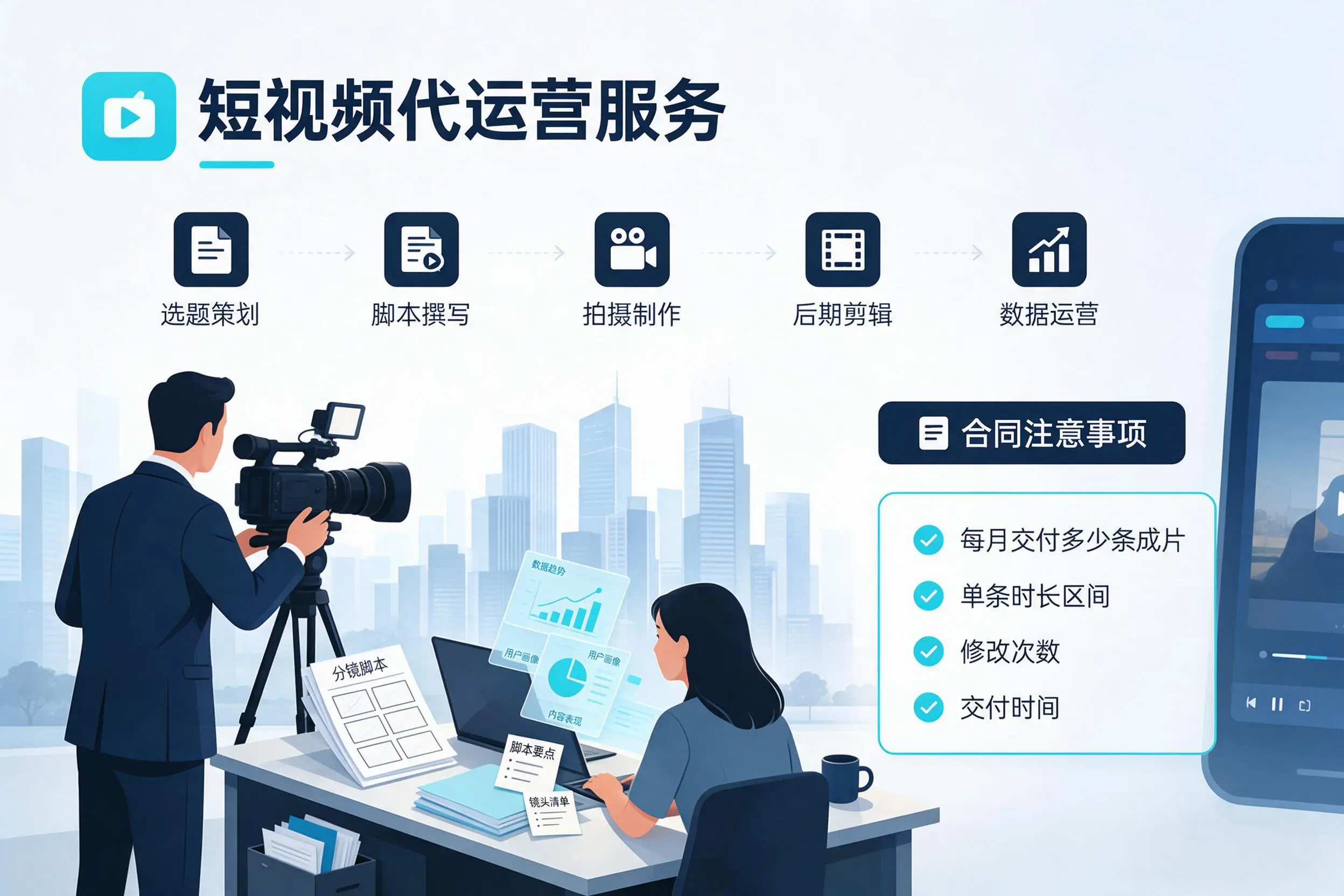 短视频代运营包含哪些服务?玉溪企业常见问题科普