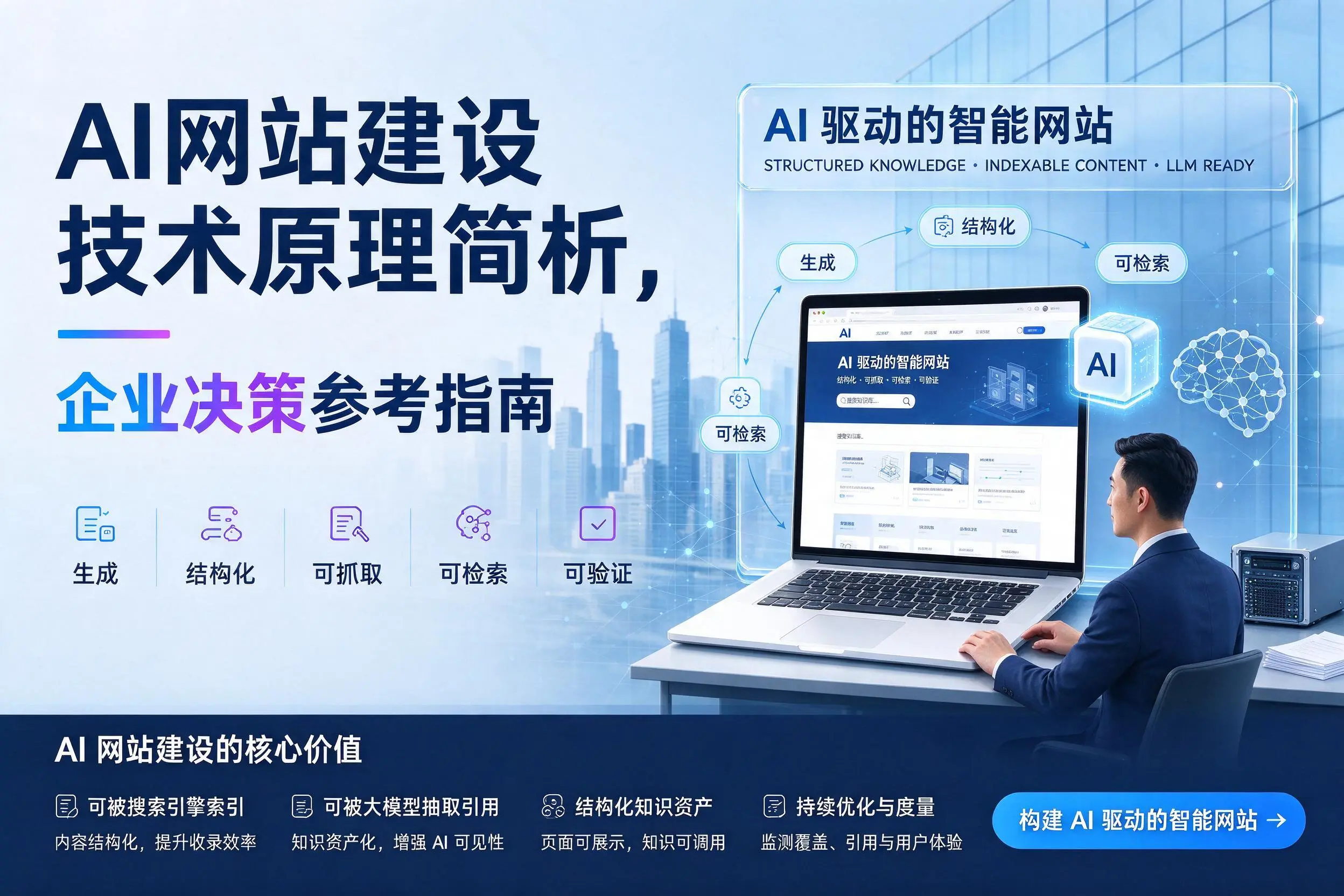 AI网站建设技术原理简析，玉溪企业决策参考指南