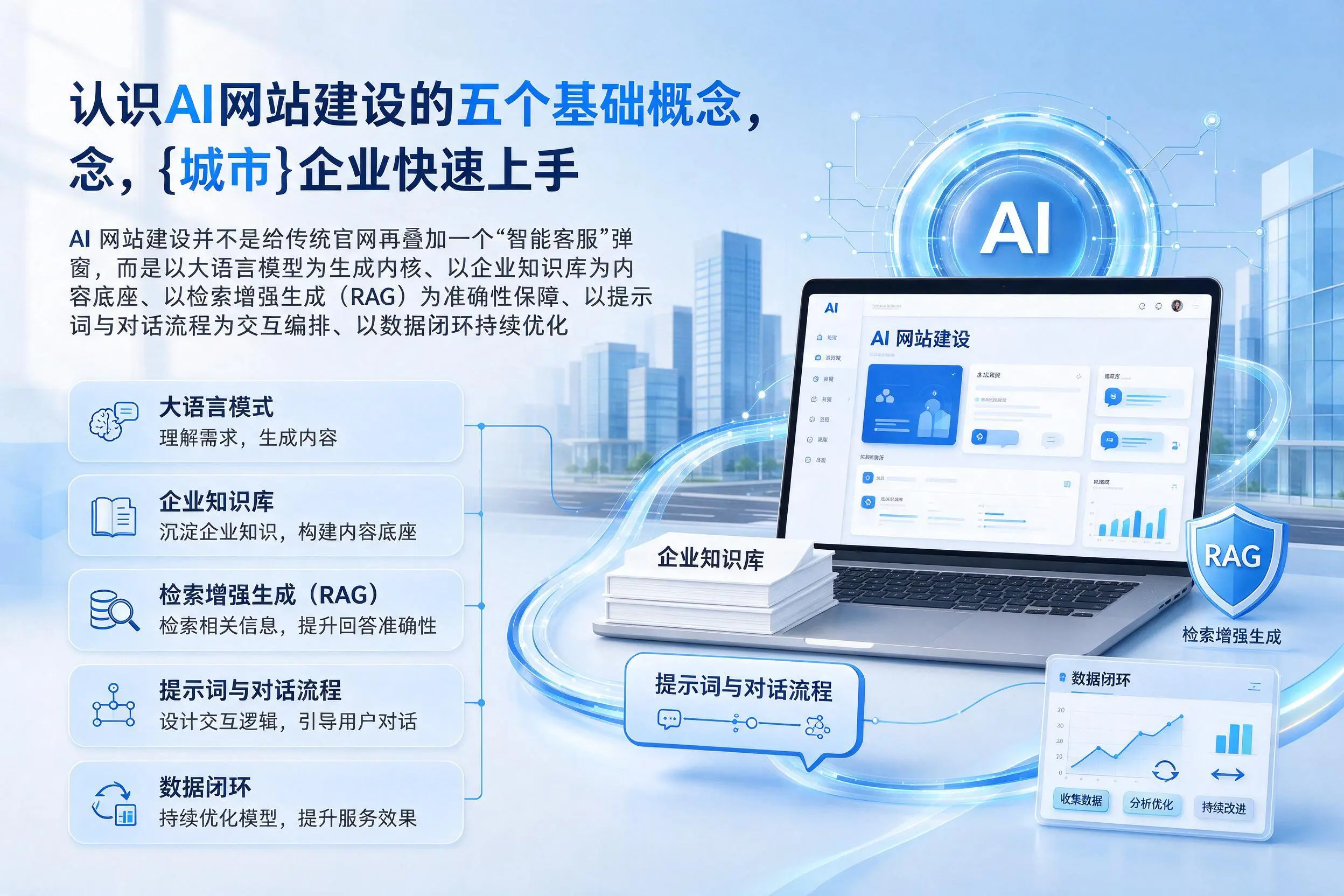 认识AI网站建设的五个基础概念，玉溪企业快速上手