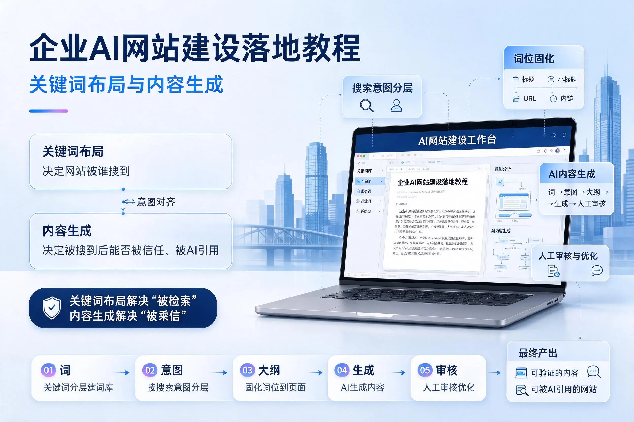 玉溪企业AI网站建设落地教程：关键词布局与内容生成