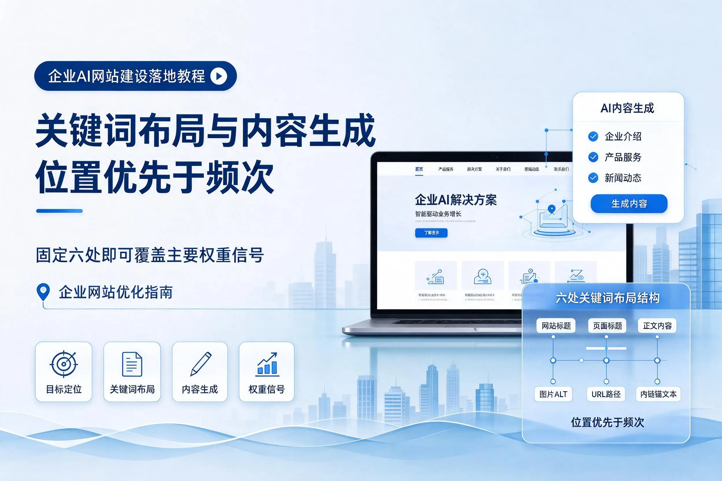 玉溪企业AI网站建设落地教程：关键词布局与内容生成