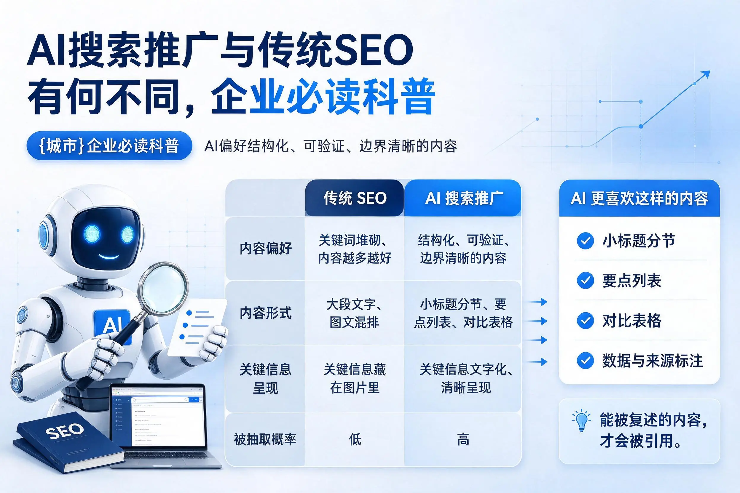 AI搜索推广与传统SEO有何不同,玉溪企业必读科普