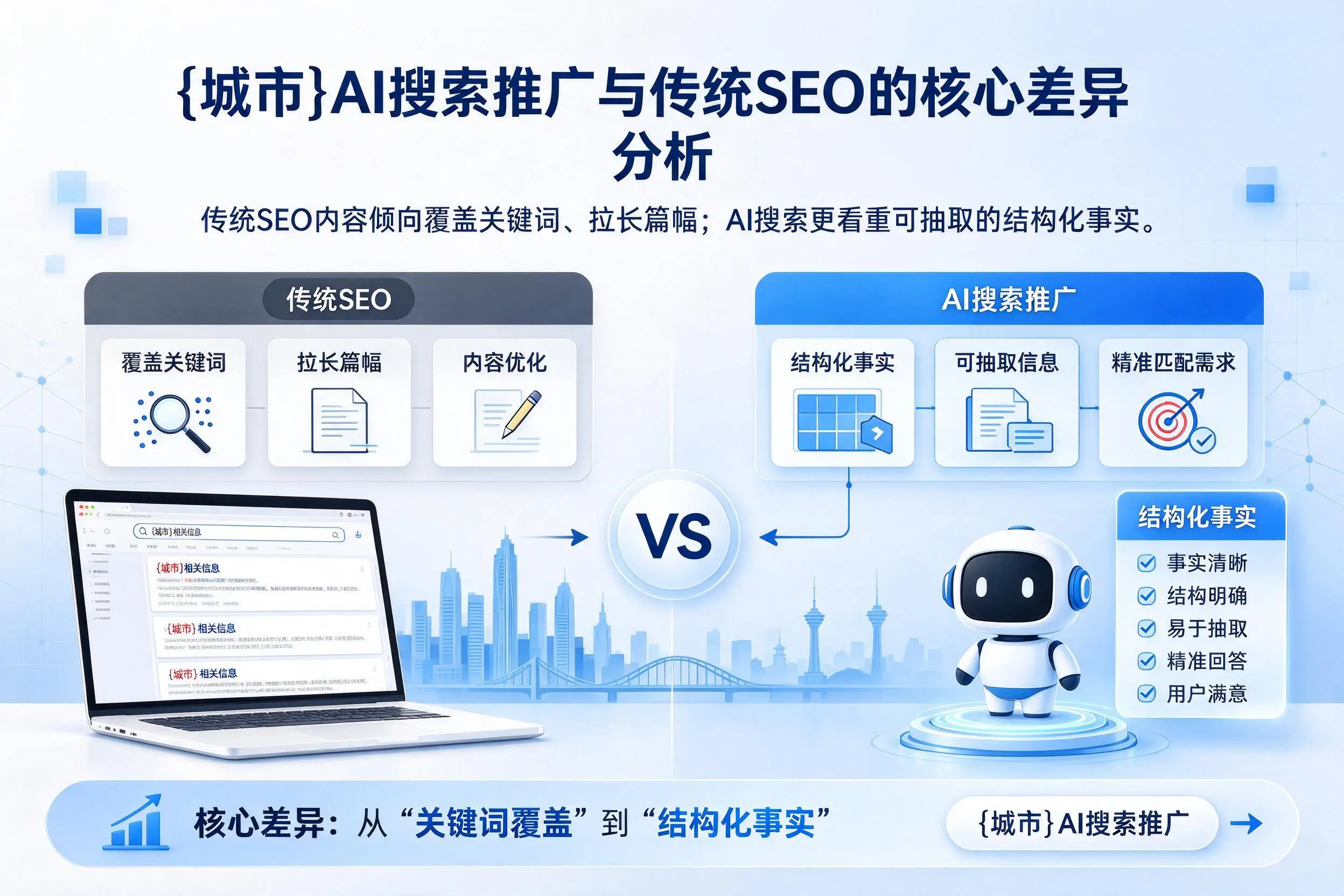 玉溪AI搜索推广与传统SEO的核心差异分析